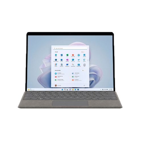 Microsoft Surface Pro 9 Intel Core i5 8GB Ram 256GB SSD Windows 11 With Keyboard - Platinum