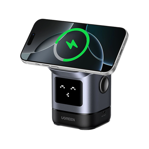 Ugreen 2-in-1 20W Magnetic Wireless Charger  - Grey