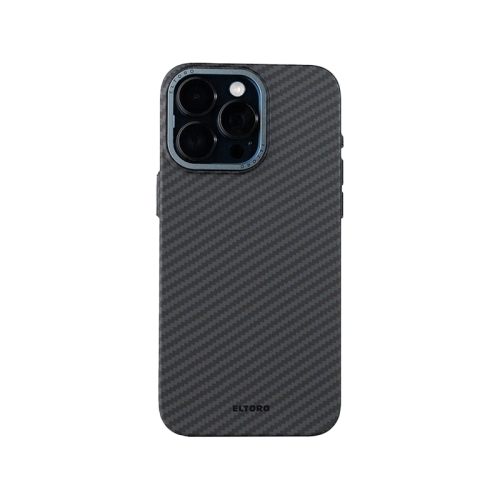 Eltoro Iron Carbon Magsafe Case for iPhone 15 Pro - Black
