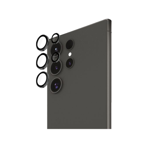 Smart Premium Camera Lens Protector for Samsung Galaxy S24 Ultra - Black