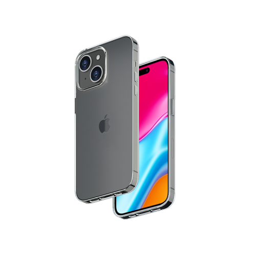 Smart Premium Case for iPhone 15 - Clear