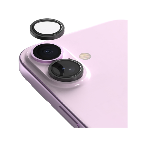 Araree C-Sub Core Clear Ring Camera Lens Protector for iPhone 16 / iPhone 16 Plus