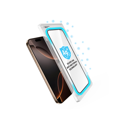 توري - شاشة حماية شفاف بتغطية كاملة لهاتف ايفون 16 برو ماكس