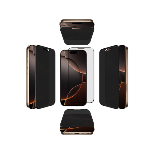 توري - شاشة حماية الخصوصية 4 اتجاهات لهاتف ايفون 16 برو ماكس