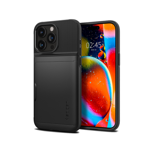 Spigen Armor Slim Case for iPhone 15 Pro Max - Black