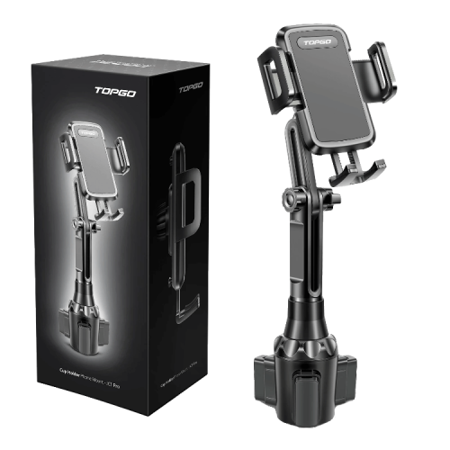 Topgo Phone Cup Holder Car Mount (JC1) - Black