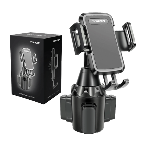 Topgo Phone Cup Holder Car Mount (DK1) - Black