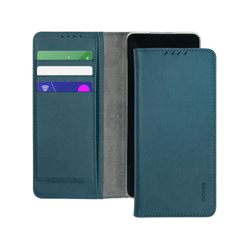 Araree Mustang Diary Wallet Case for Galaxy S26 Ultra - Ash Blue