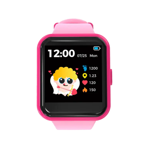 Kicoo Kids Smart Watch 1.44" Display With Built-in Speaker - Pink