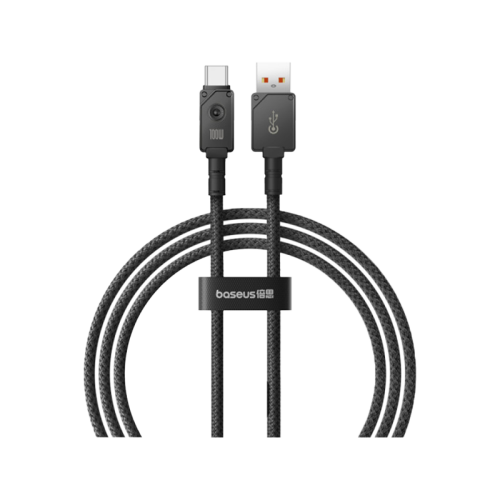 Baseus Unbreakable Series USB-A to USB-C 100W Fast Charging Cable 1m - Cluster Black