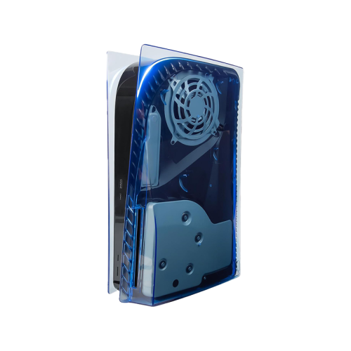 Gamer Gear PS5 Disc Console Faceplate - Transparent Blue