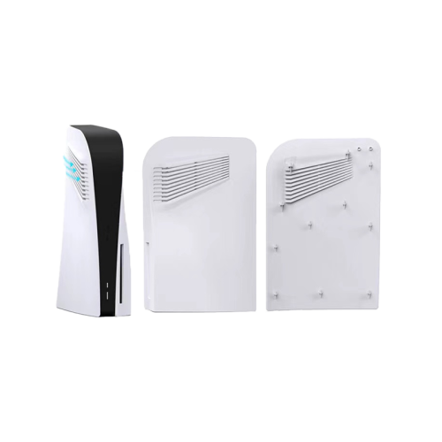 Gamer Gear PS5 Disc Console Faceplate with Fan - White