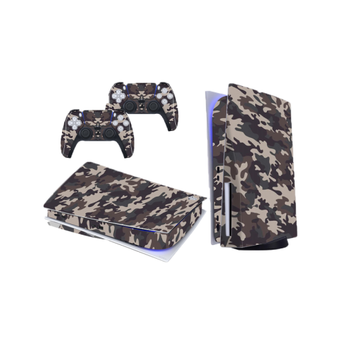 Gamer Gear PS5 Disc Console Faceplate Sticker - Camo
