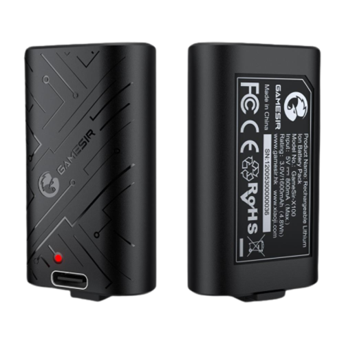 GameSir X100 Rechargeble Lithium Ion Battery Pack 1600mAh - Black