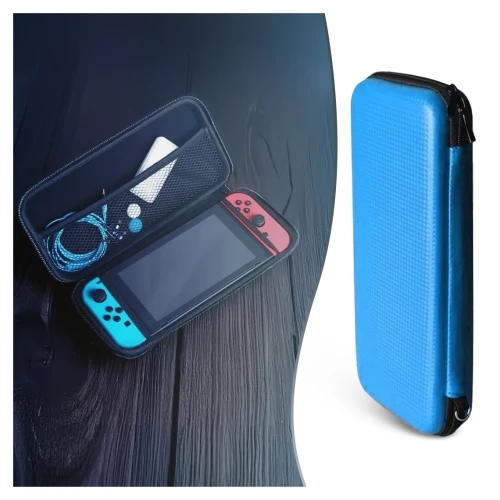 Oivo Textured Carry Bag for Nintendo Switch-Blue
