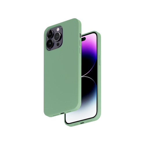 سمارت بريميوم - كفر حماية من السيليكون مغناطيسي لهاتف ايفون 14 برو - اخضر